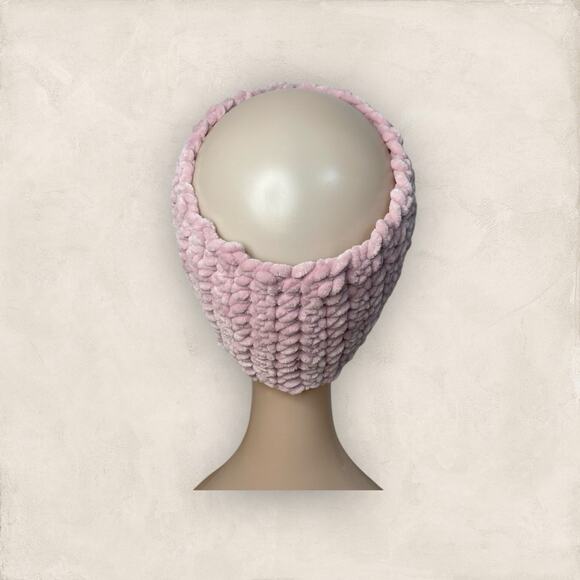 Velvet Ear Warmer Twisted Knitted Headband Women Hairband Winter Holiday Gift - Picture 3 of 5